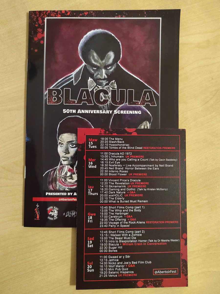 Mogman_cometh's tweet image. Well into day 3 of my first physical @AbertoirFest highlights for me (filmwise) have been @TheMenuFilm and Blood Flower check em out if you can
#horrorfilms
#horror
#horrorcomunity
#movies
#festivals
#filmfestival