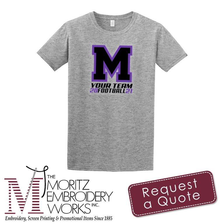 Get custom teamwear, uniforms, spiritwear, and other items for your players, coaches, families and fans. The Moritz Embroidery Works can outfit your entire team with the best apparel around. Request a quote at moritzembroidery.com or call 800-533-4183! ⚾️🏀⚽️🏈