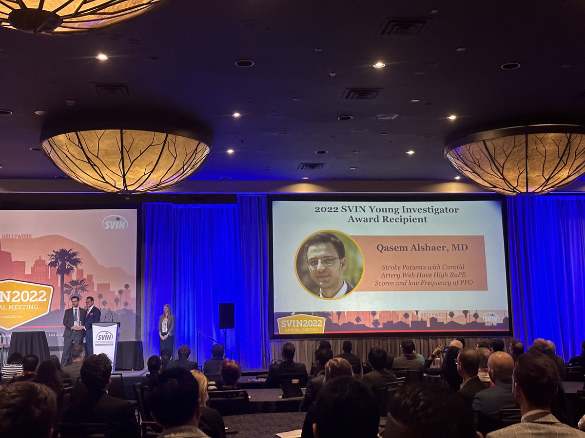 Qasem Alshaer (@shaerqasem) on Twitter photo So hounered to receive the Young Investigator Award at #SVINAM2022 <a href="/svinsociety/">SVIN</a> special thanks to <a href="/DiogoHaussen/">Diogo Haussen</a> for the support and the rest of the team <a href="/SitaraKoneru/">Sitara Koneru, MD</a> <a href="/Oga_DoctorBlue/">The Medical M.A.B.</a> <a href="/EmoryNeurology/">Emory Neurology Residency</a> @RebeccaFasanoMD <a href="/HuttoSpencer/">Spencer Hutto, MD</a> <a href="/IowaVascular/">Iowa Vascular</a> <a href="/musc_star/">STAR Network / Collaboration</a> So hounered to receive the Young Investigator Award at #SVINAM2022 <a href="/svinsociety/">SVIN</a> special thanks to <a href="/DiogoHaussen/">Diogo Haussen</a> for the support and the rest of the team <a href="/SitaraKoneru/">Sitara Koneru, MD</a> <a href="/Oga_DoctorBlue/">The Medical M.A.B.</a> <a href="/EmoryNeurology/">Emory Neurology Residency</a> @RebeccaFasanoMD <a href="/HuttoSpencer/">Spencer Hutto, MD</a> <a href="/IowaVascular/">Iowa Vascular</a> <a href="/musc_star/">STAR Network / Collaboration</a>