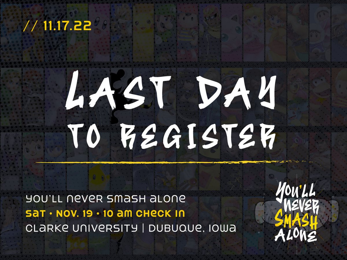 ProjectFog_gg's tweet photo. Registration window for YNSA is closing tonight! 

Tag that friend that always late to the party ⏰

See you on Sat 😎

Registration Link Below https://t.co/pYVkX9E8Zc