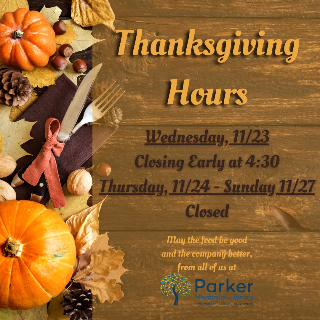 Dracut Library on Twitter Holiday Hours The Library will be closing at 430 on