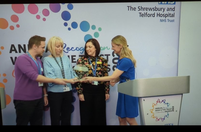 GKelly_singer's tweet photo. Could not be prouder that we won! Absolutely amazing #radiology team you so deserve it. Always adapting, changing and innovating! #SaTHAwards https://t.co/6N63au7eG4