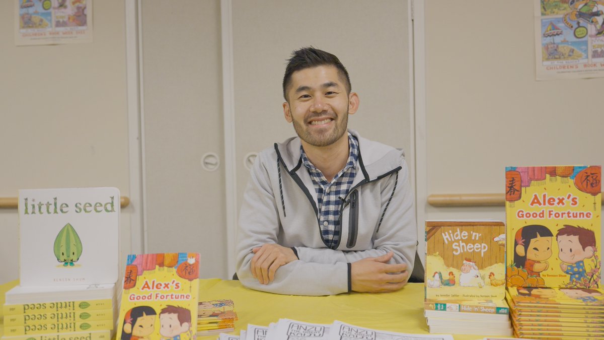ChildrensLA's tweet photo. The Literally Healing Program @ChildrensLA celebrated Fall Children’s Book Week with some serious fun. Big thanks to @bshum79, @lil_libros, @lapubliclibrary #BarneySaltzberg and more for joining in the fun! #HowDoYouBook https://t.co/hY2MZHd7ZX