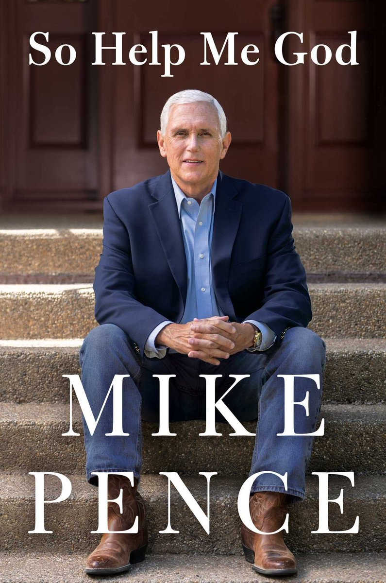 wildcatterjee's tweet photo. Never thought Pence would name his book after a 2Chainz album https://t.co/uCQkajImcS