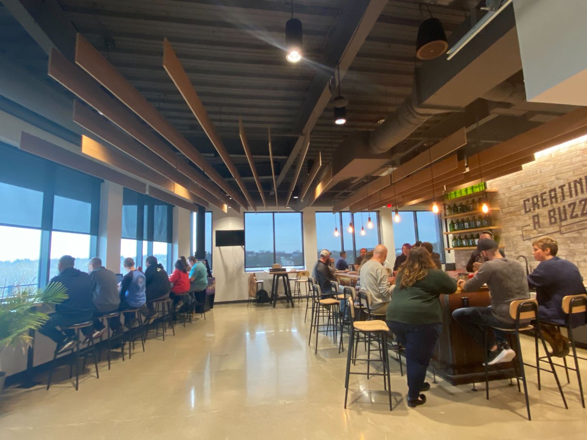 LeadingEDJE's tweet photo. EDJErs brought all the yummies... and their appetites... for #Friendsgiving at our HQ at #BridgePark in #DublinOhio on Tuesday. #BestPlacesToWork #RealFunGeeks #culturematters @dkrum62 @ekrumla @abbyaha @ben___grossman @PaintItSparkles @NedBauerle @blacksavior88 @BradDresbach https://t.co/Ra3QqMf9zP