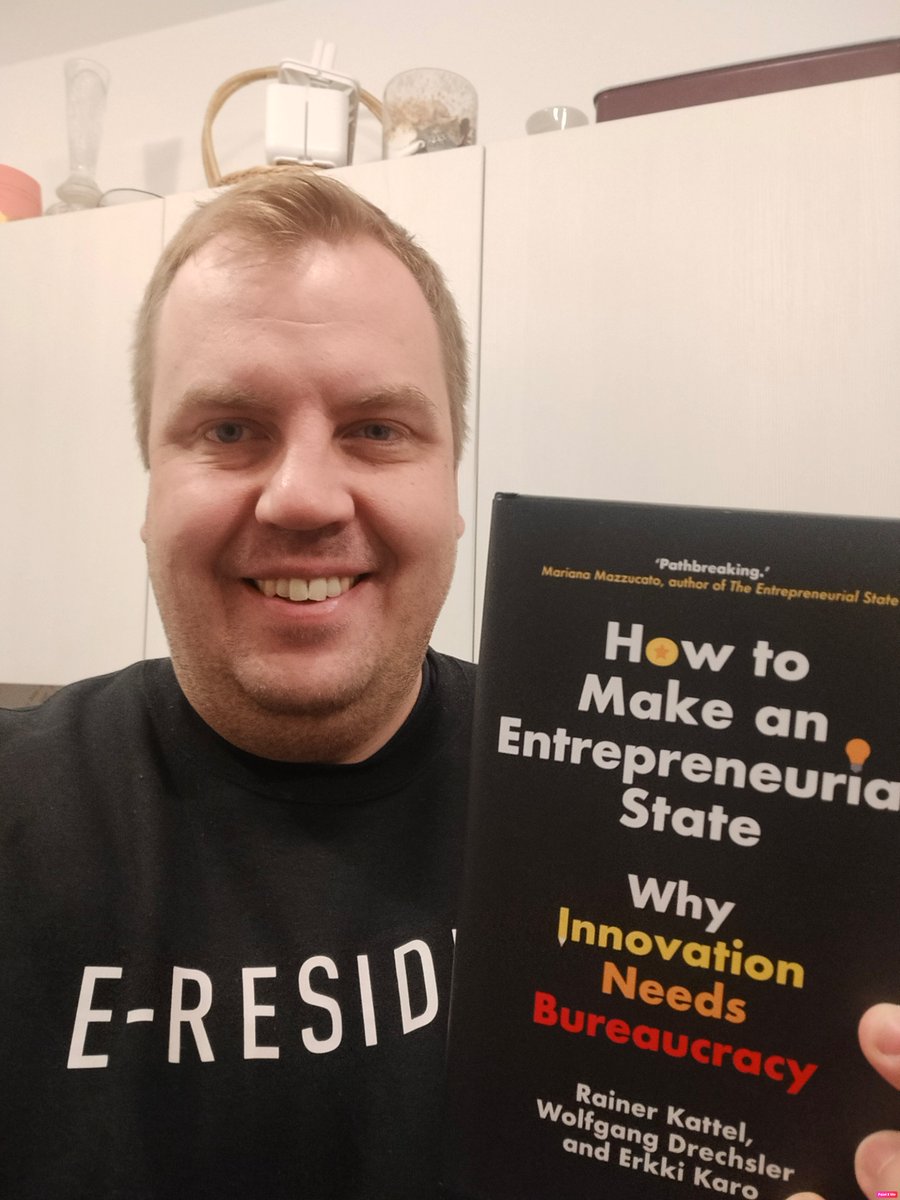 Mom+Dad, I've made it - am quoted right next to almighty <a href="/brianeno/">Brian Eno</a> in a book epigraph. Can't probably get any better than this. Thx for the honour, @rainerkattel <a href="/erkkikaro/">erkki karo</a>. Do check the book out if #publicsectorinnovation &amp; #transformation is your thing: ucl.ac.uk/bartlett/publi…