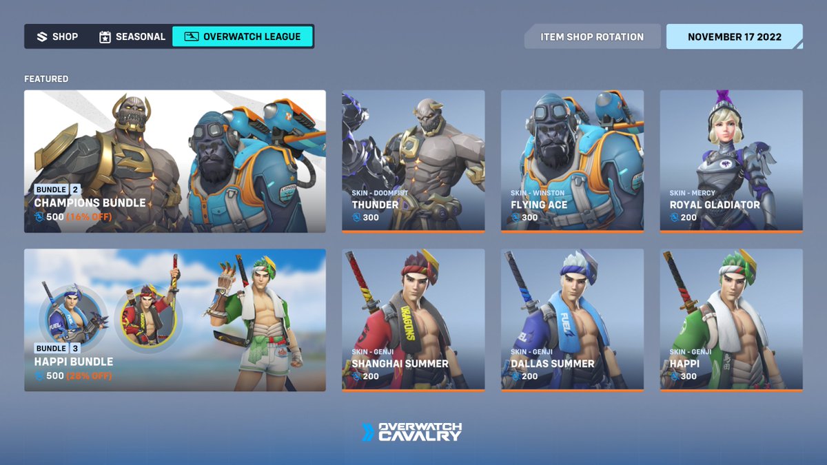 OWL team skins being updated to OW2 models on March 7th - General  Discussion - Overwatch Forums