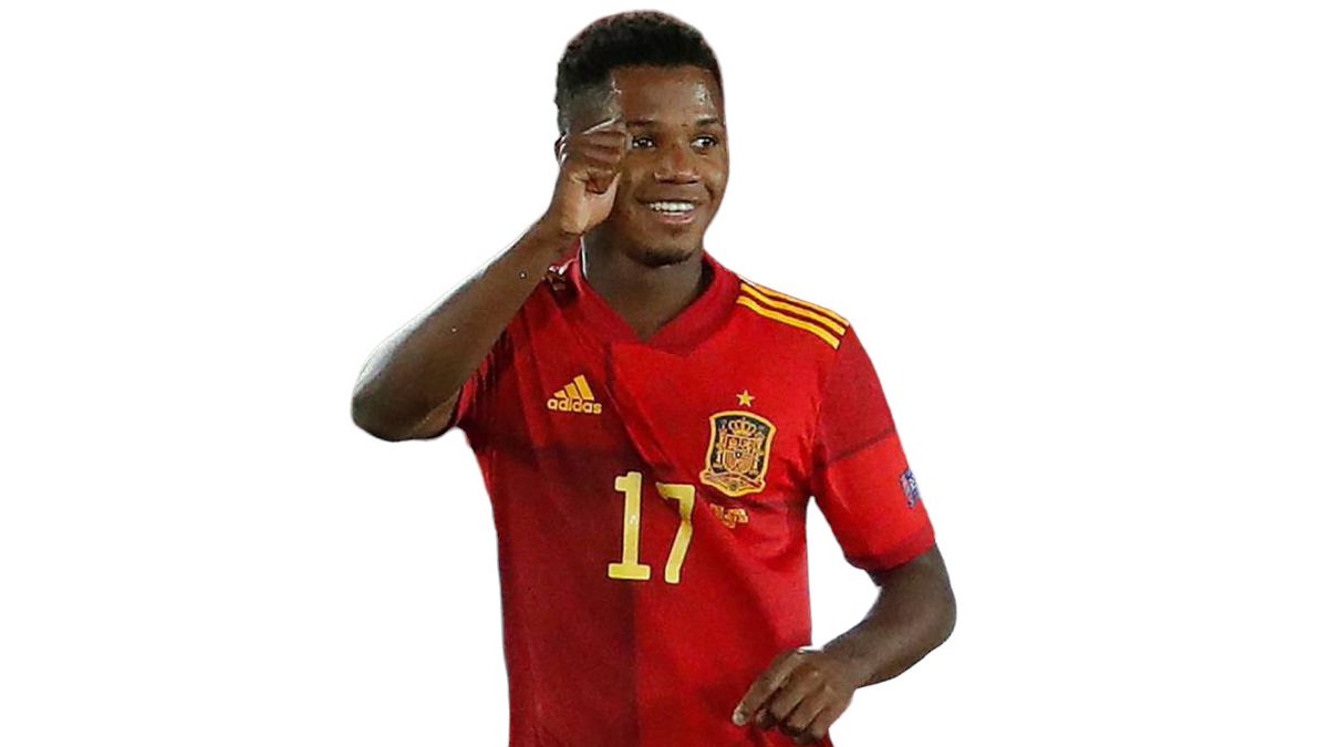 🧠Crees que Ansu Fati tiene que ser titular en el mundial?

♥️ Si                                            🔁No