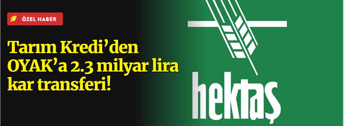 sadettin_inan's tweet photo. Tarım Kredi’den OYAK’a 2.3 milyar lira kar transferi!

OYAK, kendi hissesine dokunmadan sadece Tarım Kredi'den aldığı Hektaş hissesini Borsa İstanbul'da satarak 3.5 ayda tam 2.3 milyar lira kar elde etti! 

https://t.co/V41fdWpZme https://t.co/ZJvgtmEfS5
