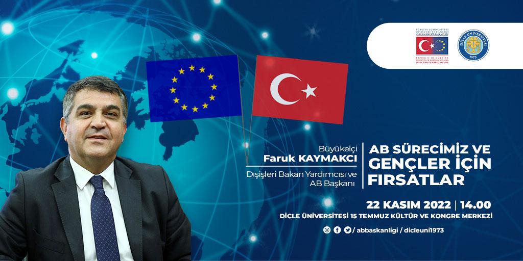 dicleuni1973's tweet photo. 📢"AB Sürecimiz ve Gençler İçin Fırsatlar"

Büyükelçi Faruk KAYMAKÇI - Dışişleri Bakan Yrd. ve AB Başkanı

📆 22 Kasım 2022
⏱️ 14.00
📍 #DicleÜniversitesi 15 Temmuz Kültür ve Kongre Merkezi https://t.co/SKlHGmiE4d