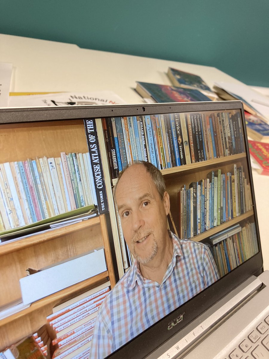 BromLibraries's tweet photo. We had a great #Chatterbooks session at #OrpingtonLibrary today celebrating #NNFN22, brill books chatted about, watched @andyseedauthor video which inspired us to plan our #NNFN22 competition entries! Oh yes & we cracked this code! Can you? @FCBGNews #nonfiction #Communication https://t.co/gZD7wV09fv