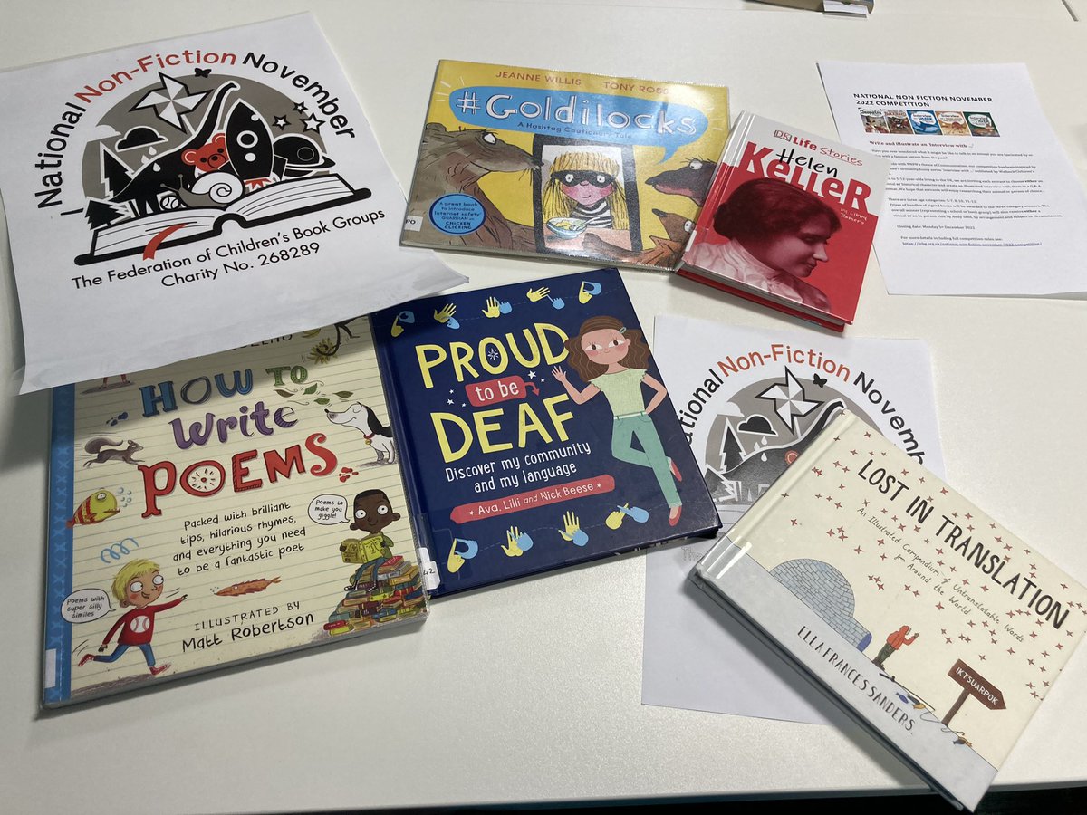 BromLibraries's tweet photo. We had a great #Chatterbooks session at #OrpingtonLibrary today celebrating #NNFN22, brill books chatted about, watched @andyseedauthor video which inspired us to plan our #NNFN22 competition entries! Oh yes & we cracked this code! Can you? @FCBGNews #nonfiction #Communication https://t.co/gZD7wV09fv