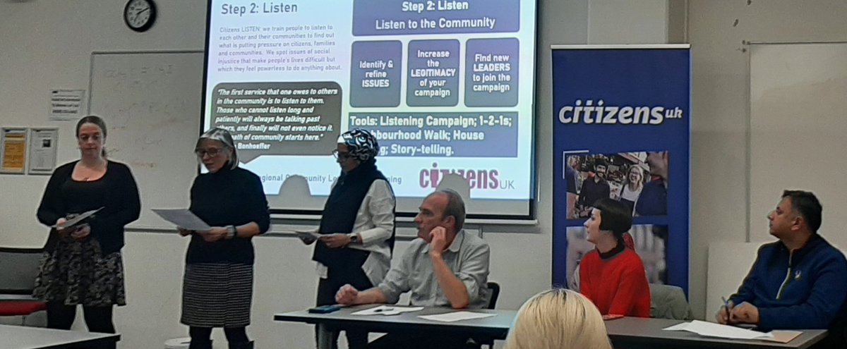 Great to be at the @GMCitizens cost of living delegates assembley. Powerful testimonies and positive energy to make change. Lovely to meet our neighbours!