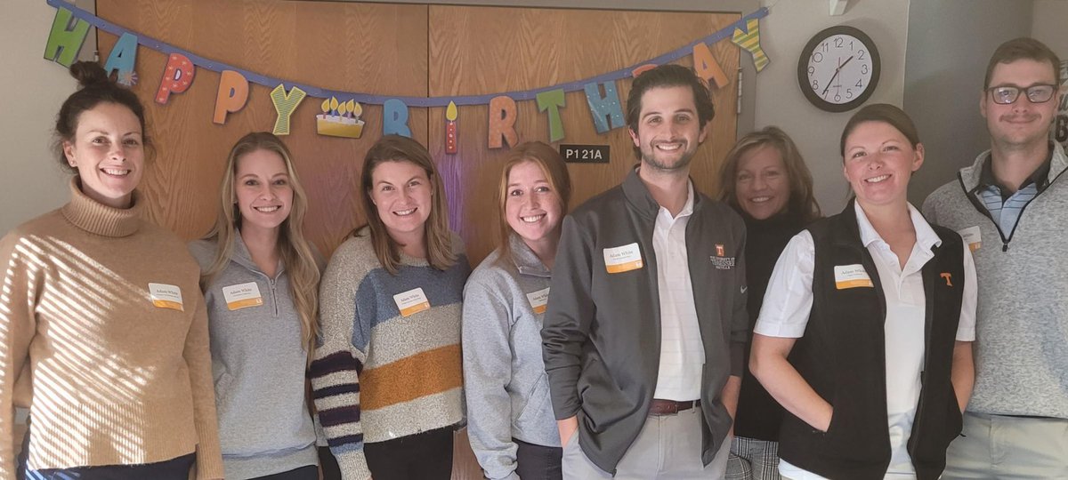 We celebrated <a href="/AdamWhite1307/">Adam White</a> today. Adam and I have worked together for two and a half years, and it’s been a blast. He makes hard work fun, and we will miss him! Good luck in your next role Adam!