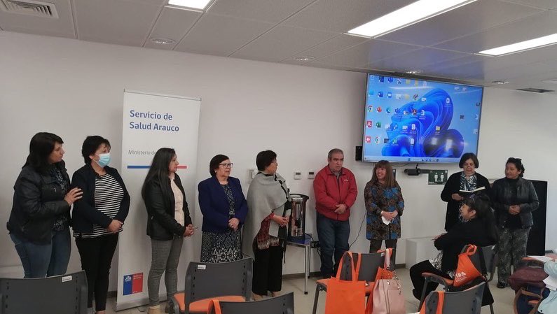 HospitalChue's tweet photo. 🏥 CONSEJOS DE DESARROLLO EN SALUD DE LA PROVINCIA DE ARAUCO SE REUNEN EN LOS ÁLAMOS

✅ Entre los más de 30 asistentes, se hizo presente de Arauco, Mabel Zepeda, asesora del consejo, María Araneda, Ana Luisa Cea y Rosalina Neira. 👍💪🥰😊

#SeguimosCuidándonos #PonteAlDía https://t.co/kIxiDOjooW