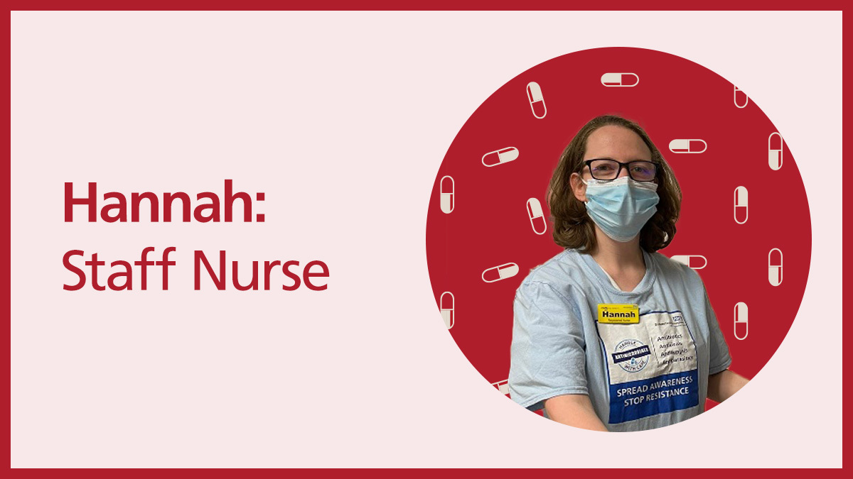 In #WAAW2022 Staff Nurse Hannah pledges to

"Ensure that patients are only sent home with the correct amount of antibiotics to complete their course, preventing the overuse of antibiotics in community." 💊 

#AntimicrobialStewardship #WAAW #keepantibioticsworking