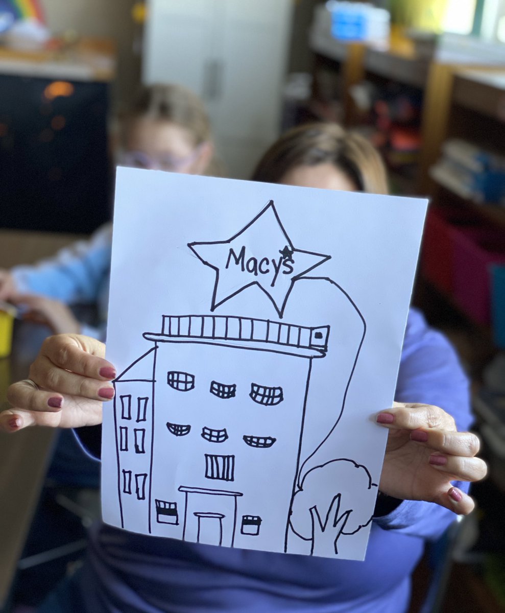 When the EC Teacher Assistant enjoys the #MacysParade project as much as the kids!! <a href="/mebrshpr25/">Melissa Diaz Coffey</a>