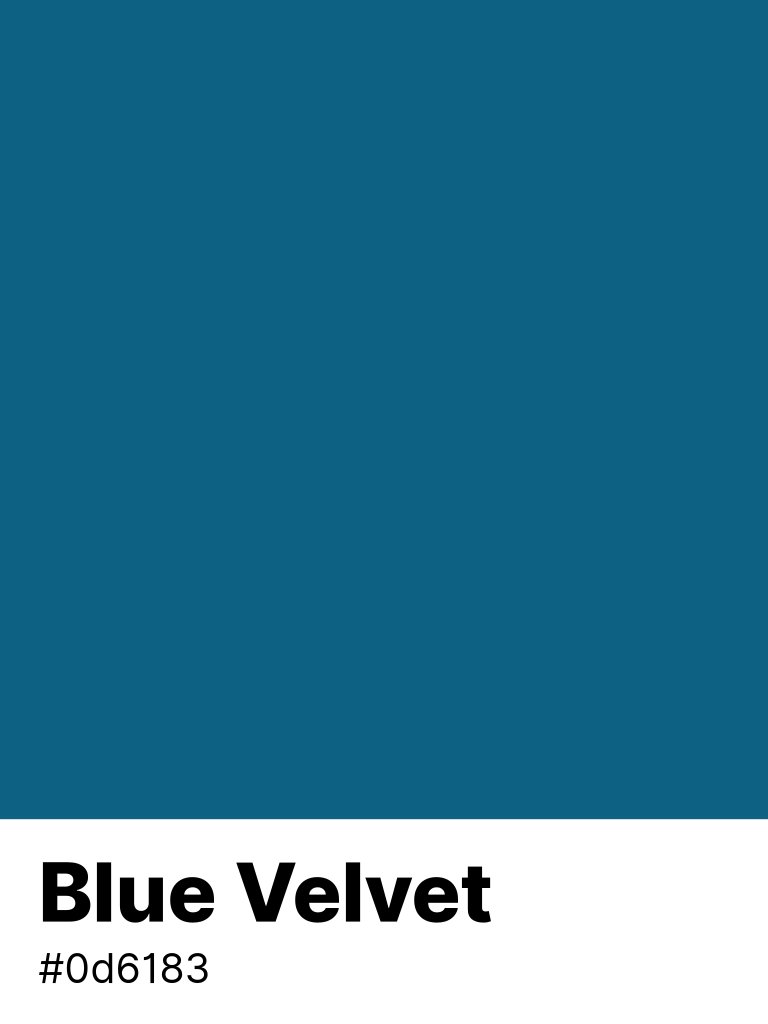 color_parrot's tweet photo. #Blue_Velvet #0d6183 https://t.co/KzWWkA8a0b https://t.co/HPe39XIuMo