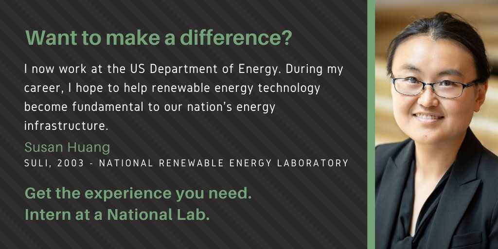 DOE Office of Science (@doescience) on Twitter photo Calling all #STEM undergraduate students! Be sure to check out paid internships at our national labs. Applications for the Summer 2023 term are due January 10. <a href="/ABRCMS/">ABRCMS</a> <a href="/ASBMB/">ASBMB</a> <a href="/aapigeosci/">Asian Americans & Pacific Islanders in Geosciences</a> <a href="/AWISNational/">Association for Women in Science</a> <a href="/AAUniversities/">AAU</a> <a href="/APLU_GovAffairs/">APLU Gov Affairs</a> <a href="/APLU_News/">APLU</a> science.osti.gov/wdts/suli Calling all #STEM undergraduate students! Be sure to check out paid internships at our national labs. Applications for the Summer 2023 term are due January 10. <a href="/ABRCMS/">ABRCMS</a> <a href="/ASBMB/">ASBMB</a> <a href="/aapigeosci/">Asian Americans & Pacific Islanders in Geosciences</a> <a href="/AWISNational/">Association for Women in Science</a> <a href="/AAUniversities/">AAU</a> <a href="/APLU_GovAffairs/">APLU Gov Affairs</a> <a href="/APLU_News/">APLU</a> science.osti.gov/wdts/suli