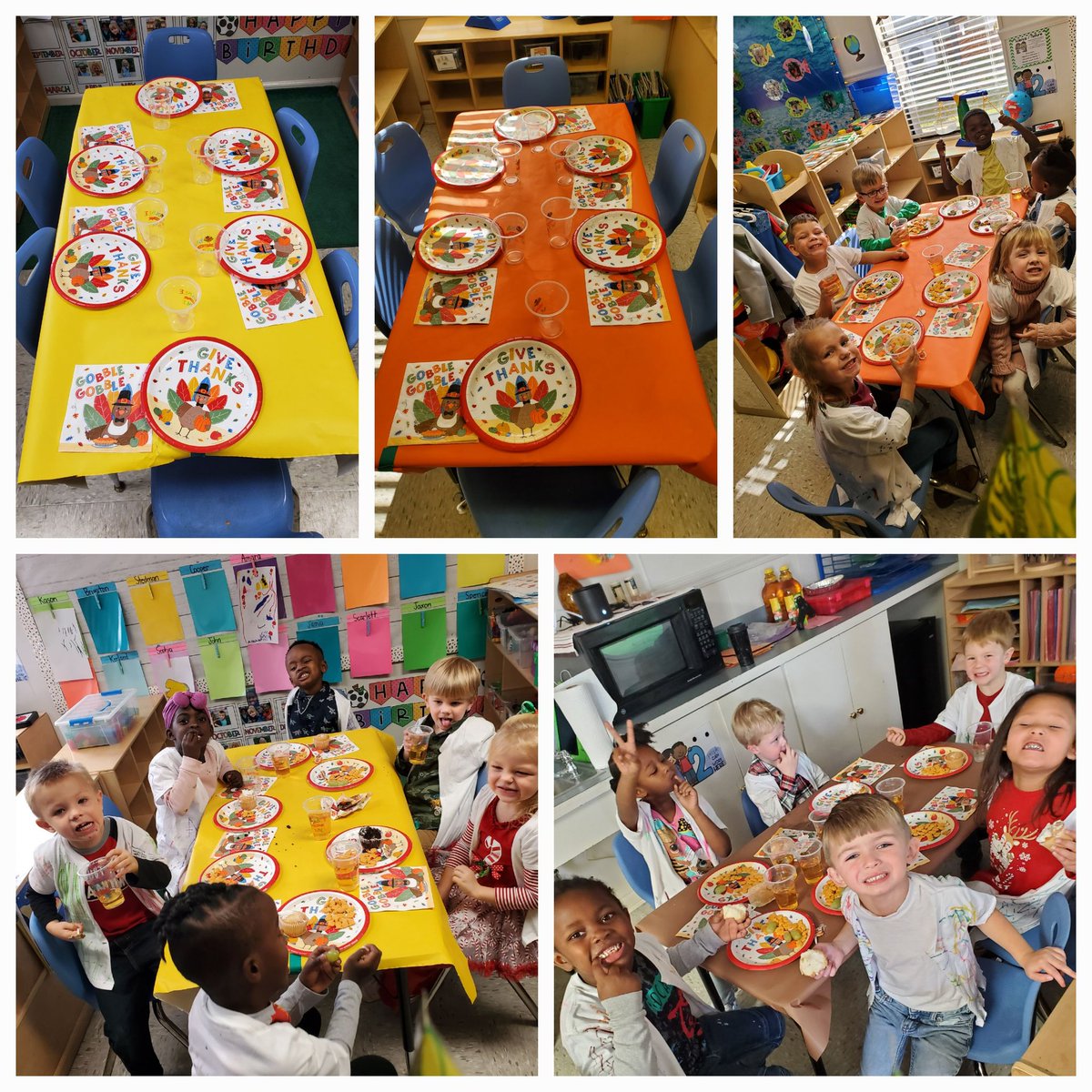KathyLiner's tweet photo. Today we had our friends giving feast! We talked about the Pilgrims and the Indians and how they met! They really enjoyed it! https://t.co/Kr27kWpw8E