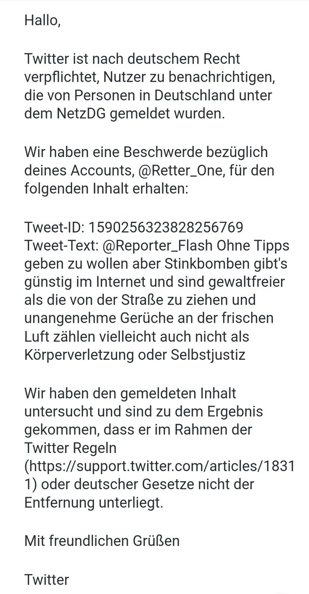 Retter_One's tweet image. Da hat wohl jemandem von den Klima Klebern unsere Tipps für friedlichen gegenprotest nicht gefallen. Wir sagen danke für euren Tipp und werden uns in Zukunft mit der Nutzung der gleichen Funktion auf Twitter bedanken. 🤣