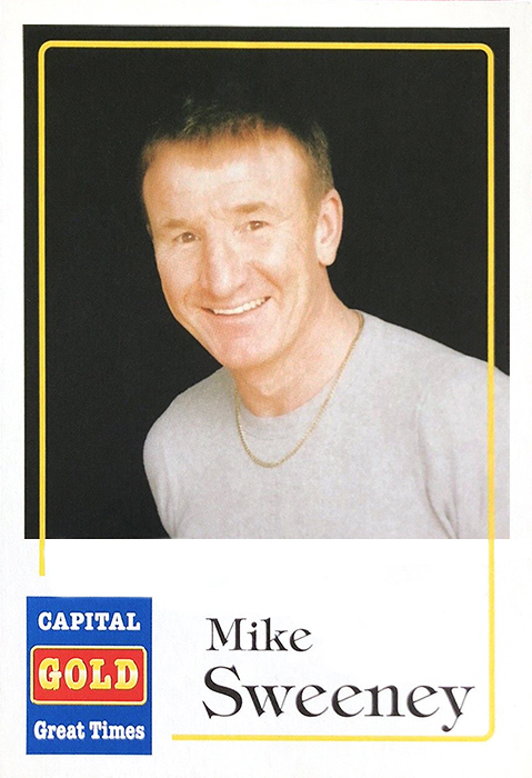 Next for #PhotocardFriday, it's @sweeneysalford from his days on #CapitalGold. Mike started his radio career at Piccadilly in the late 70s where he spent two decades on-air. London & Capital called in 1997 but he's now back in his hometown hosting mornings on @BBCRadioManc