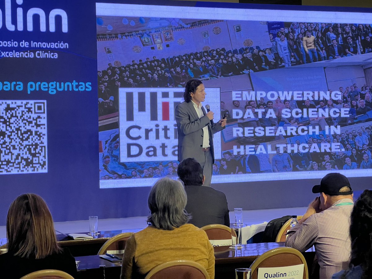 ¡En #Qualinn seguimos intercambiando conocimientos sobre #Innovación en #ExcelenciaClínica! ‘Democratizando la educación en #InteligenciaArtificial en #salud’, es la conferencia que comparte <a href="/JS_Osorio/">Juan Sebastian Osorio</a>, director de Proyectos en Latinoamérica en <a href="/MITCriticalData/">MIT Critical Data</a>.