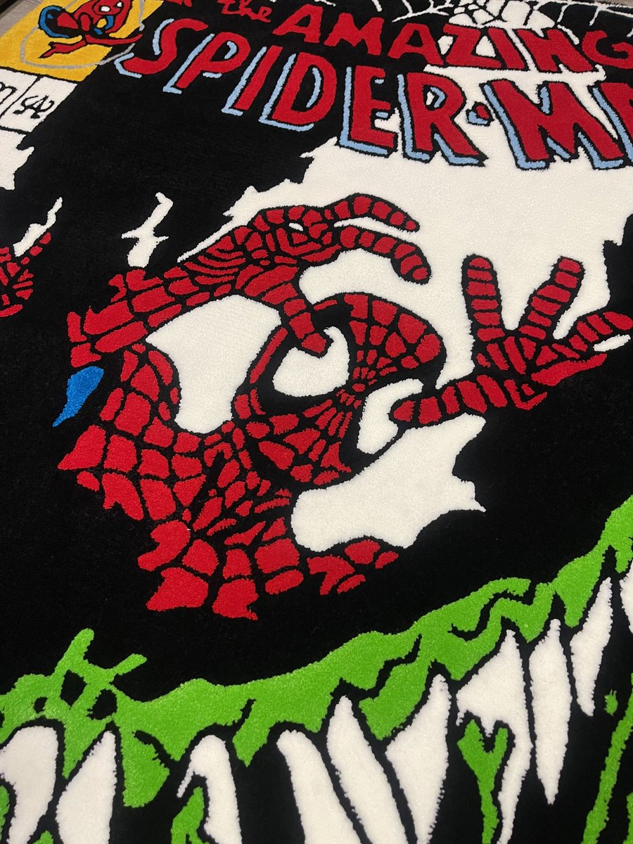DoubleARugs's tweet photo. The Amazing Spider-Man #346 🕷️

Which spidey comic rug should I make next ? 😏 https://t.co/JAeuZjgbR9