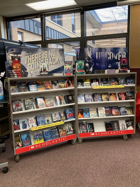 Book Fair in the LRC at Jackson!  Going on now through parent conferences! #JAJaguarsroar@D45Jackson