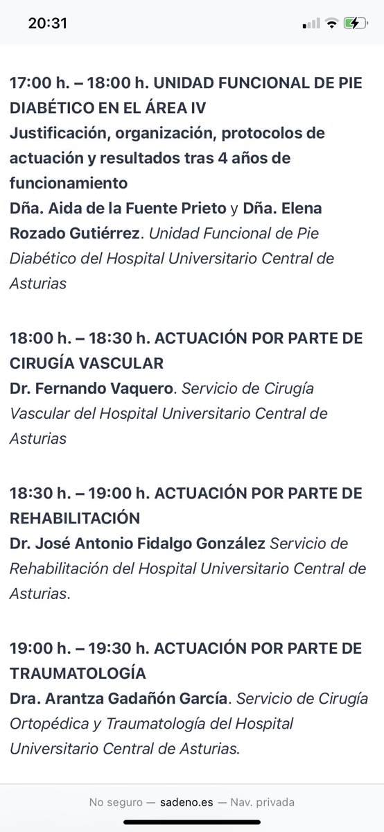 Gran jornada científica. Muchas gracias <a href="/SADENO_/">SADENO</a>  y <a href="/EliasDelgado/">Elías Delgado</a> por darnos la oportunidad de contar lo que hacemos: “Actuación por parte de Rehabilitación en el pie diabético”. Un lujo formar parte del equipo multidisciplinar!