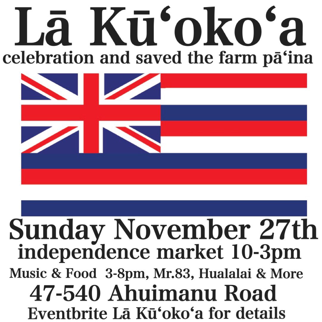 Come celebrate in kahaluu
