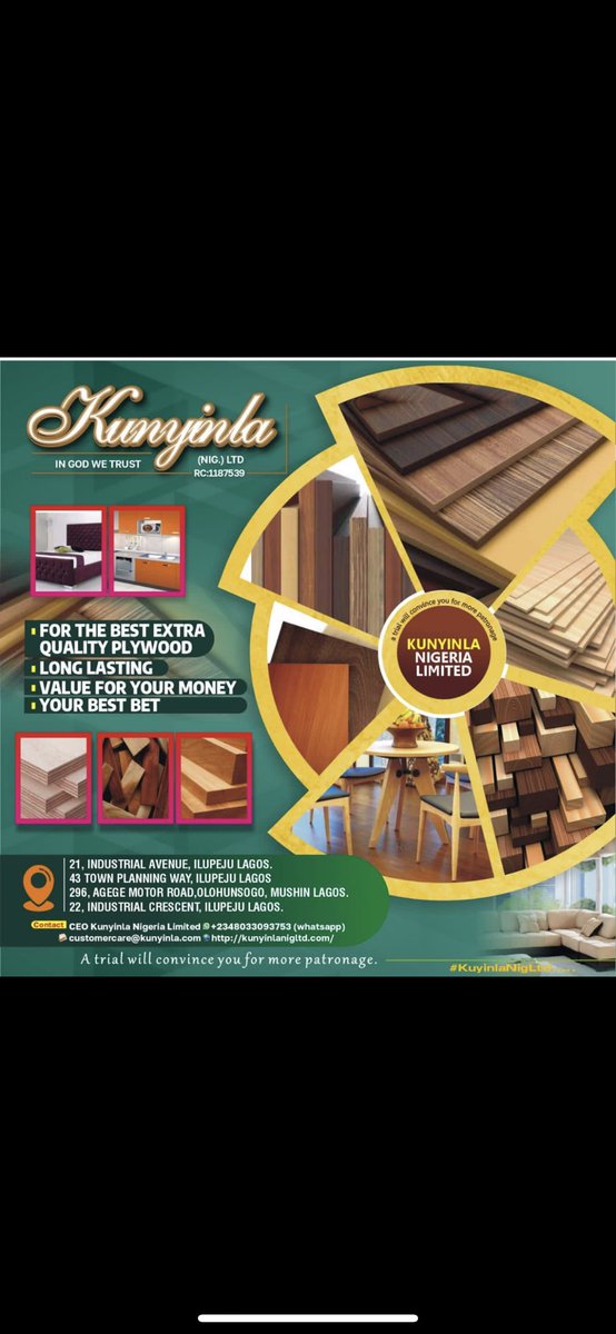 ariyike_taiwo's tweet photo. KUNYILA NIGERIA 🇳🇬 LIMITED 💯💯 GUARANTEE https://t.co/Dt4G1dn5i4