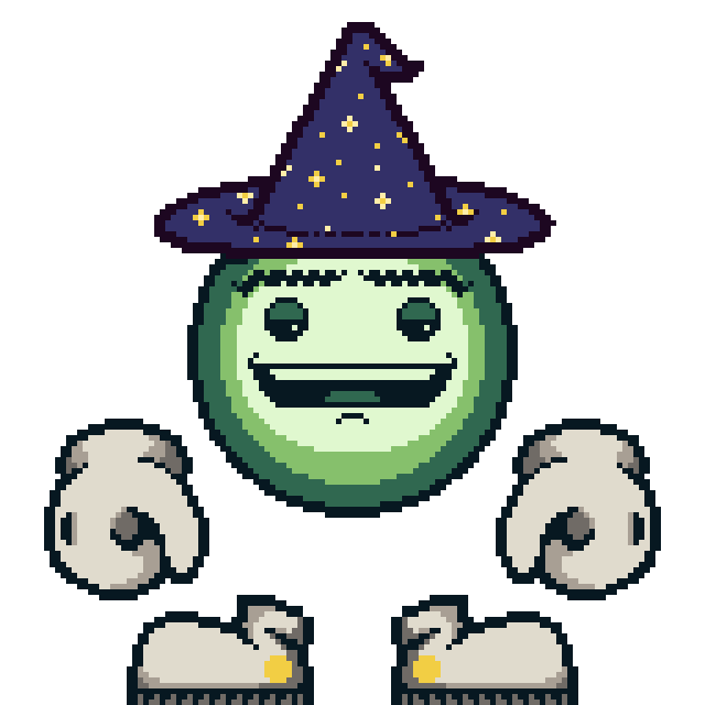 AES_Games13's tweet photo. Wizard Plunko! #Plunko #TotallyAestheticGames #gamedev #indiedev #solodev #game #pixel_dailies #pixelartist https://t.co/DS88gPynl2