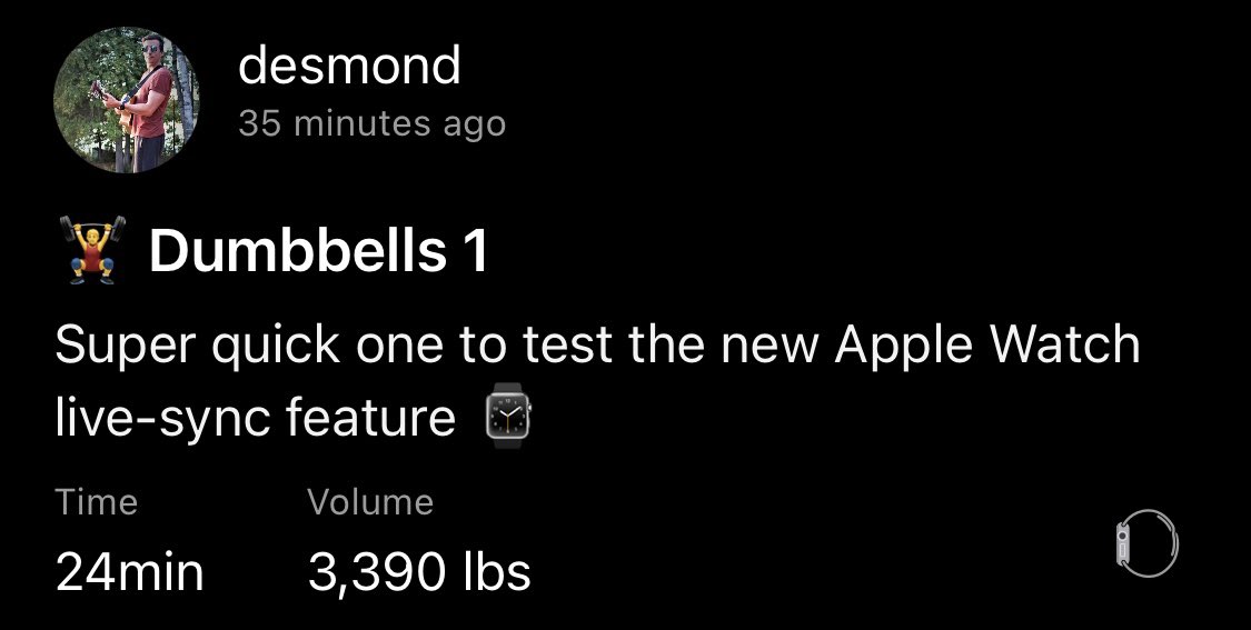 One perk of building a fitness app is to test a new feature you need to do a workout