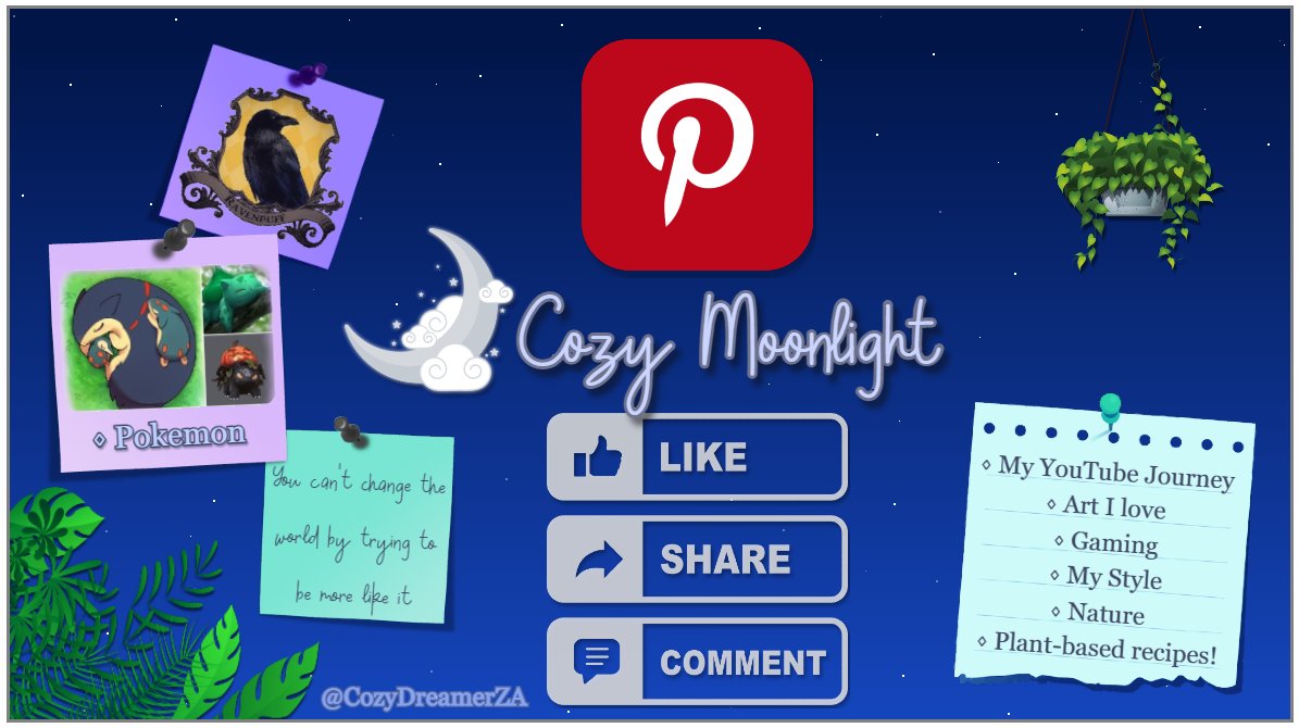 RavenMahina's tweet image. Check out my personal Pinterest page if you’d like to get to know me a bit better! 💕

I post &amp;amp; pin all sorts of things on there. Don’t forget to like this post and kindly support me by following me here and over on Pinterest! #cozycontent #gamer ⋆.☾

🔗 za.pinterest.com/CozyDreamerZA