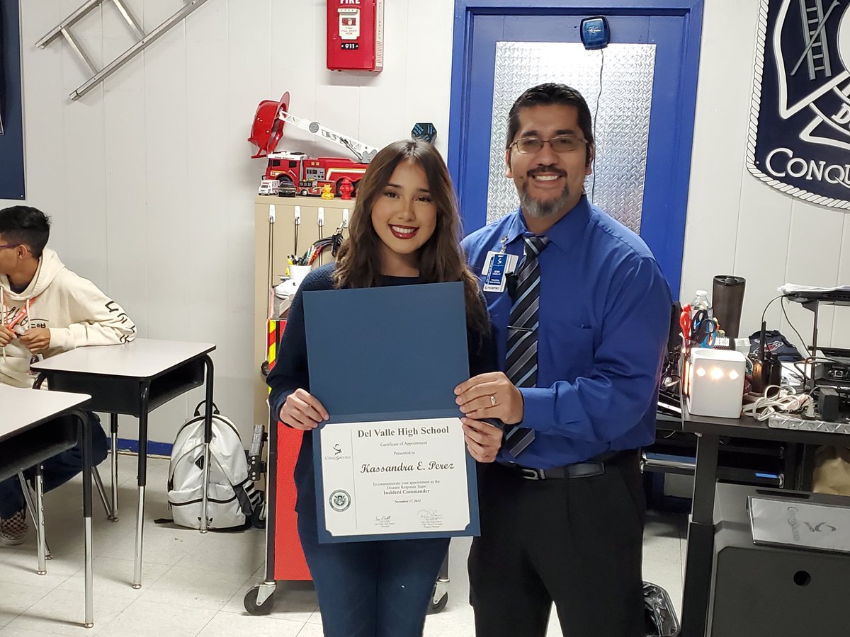 Del Valle High School Disaster Response CERT Team tweet media