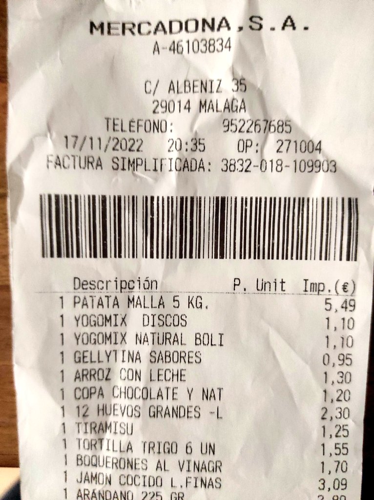 Ole tus huevos <a href="/Mercadona/">Mercadona</a> , me coge la muchacha por el pasillo que si quiero patatas con bajada de precio, las cojo y cuando he pasado por caja ya no es sólo que me las cobréis a su precio, sino que encima me salen 1,34€ más caras!!