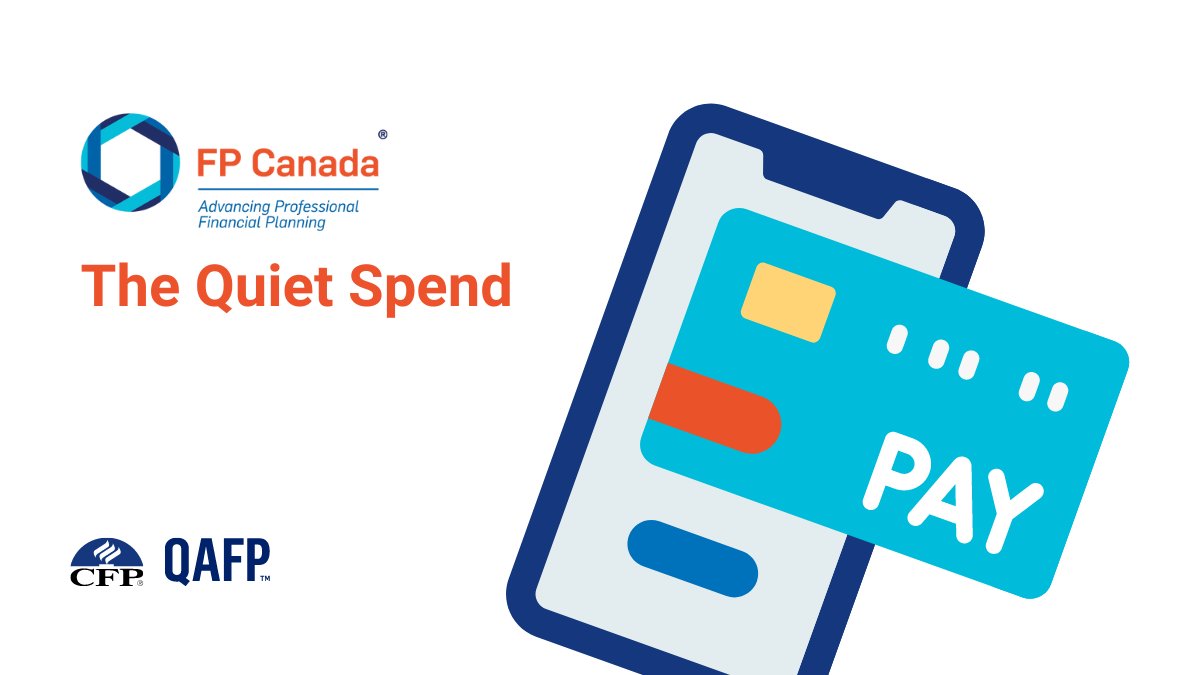 FP Canada’s latest survey, The Quiet Spend, explores unconscious spending habits, finding that while Canadians are concerned about their finances, their habits remain unchanged from six months ago. Learn more: spr.ly/6010MFpRe #FinancialPlanning #CFP #QAFP #TheQuietSpend