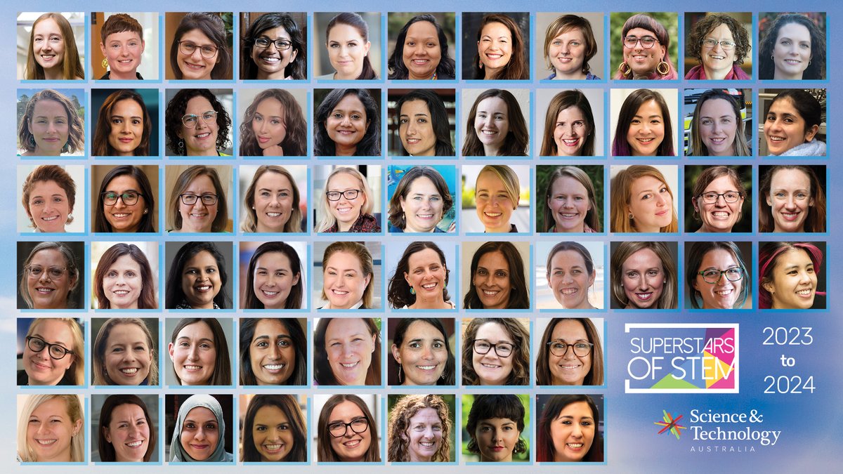Science & Technology Australia (@scienceau) on Twitter photo We are absolutely thrilled to introduce you to the incredible, diverse and deeply inspiring newest #SuperstarsofSTEM announced today. Read more about their stories and the science, technology, maths, and engineering they do. Congratulations to you all! scienceandtechnologyaustralia.org.au/what-we-do/sup… We are absolutely thrilled to introduce you to the incredible, diverse and deeply inspiring newest #SuperstarsofSTEM announced today. Read more about their stories and the science, technology, maths, and engineering they do. Congratulations to you all! scienceandtechnologyaustralia.org.au/what-we-do/sup…