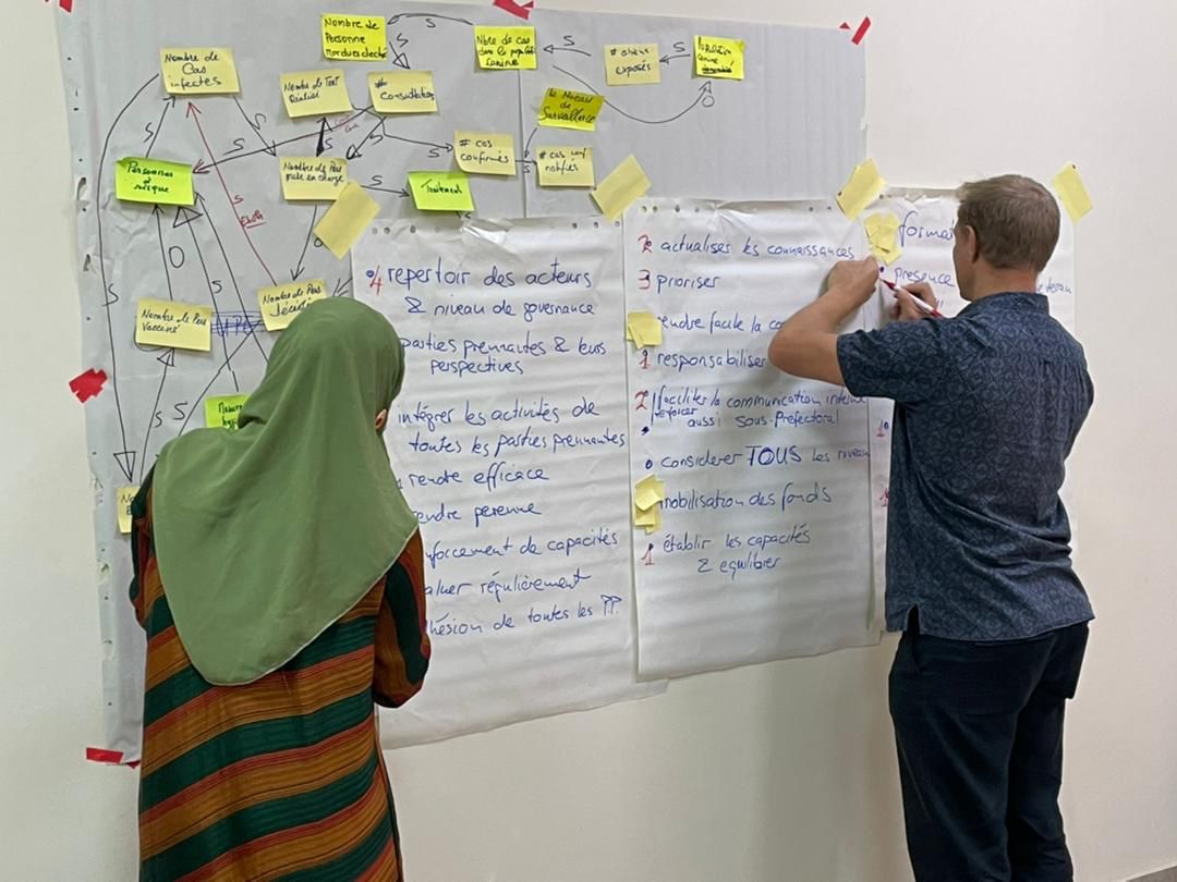 CERFIG (@cerfig_officiel) on Twitter photo Formation de l’équipe du CERFIG, de l’ONG Santé Plus, des acteurs de la plateforme nationale et des points focaux des plateformes #OneHealth préfectorales de la région de Kindia à la cartographie des parties prenantes par la technique de la pensée systémique.
<a href="/IDRC_CRDI/">IDRC | CRDI</a> Formation de l’équipe du CERFIG, de l’ONG Santé Plus, des acteurs de la plateforme nationale et des points focaux des plateformes #OneHealth préfectorales de la région de Kindia à la cartographie des parties prenantes par la technique de la pensée systémique.
<a href="/IDRC_CRDI/">IDRC | CRDI</a>