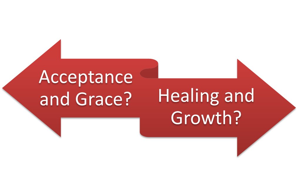 Which is more important: growth or grace? If I had to pick a place to start with, I would start with our need for grace and acceptance first. Both sides need the other. Grace without growth ultimately does not satisfy, but then growth without grace will trap you in shame.