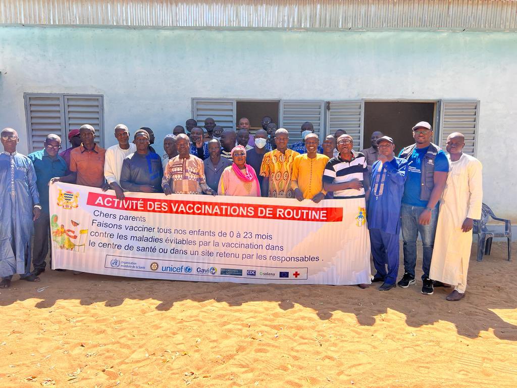 OmsTchad's tweet photo. 2 antigènes importants rentrent à présent dans la vaccination de routine au #Tchad.
Ce sont les doses de vaccins contre la poliomyélite #VPI2 et contre la Rougeole #VAR2.
Faisons vacciner tous les enfants de 0 à 23 mois !
Merci aux partenaires @gavi_fr - @RotaryFR - @UNICEFChad. https://t.co/SrHyH46swE