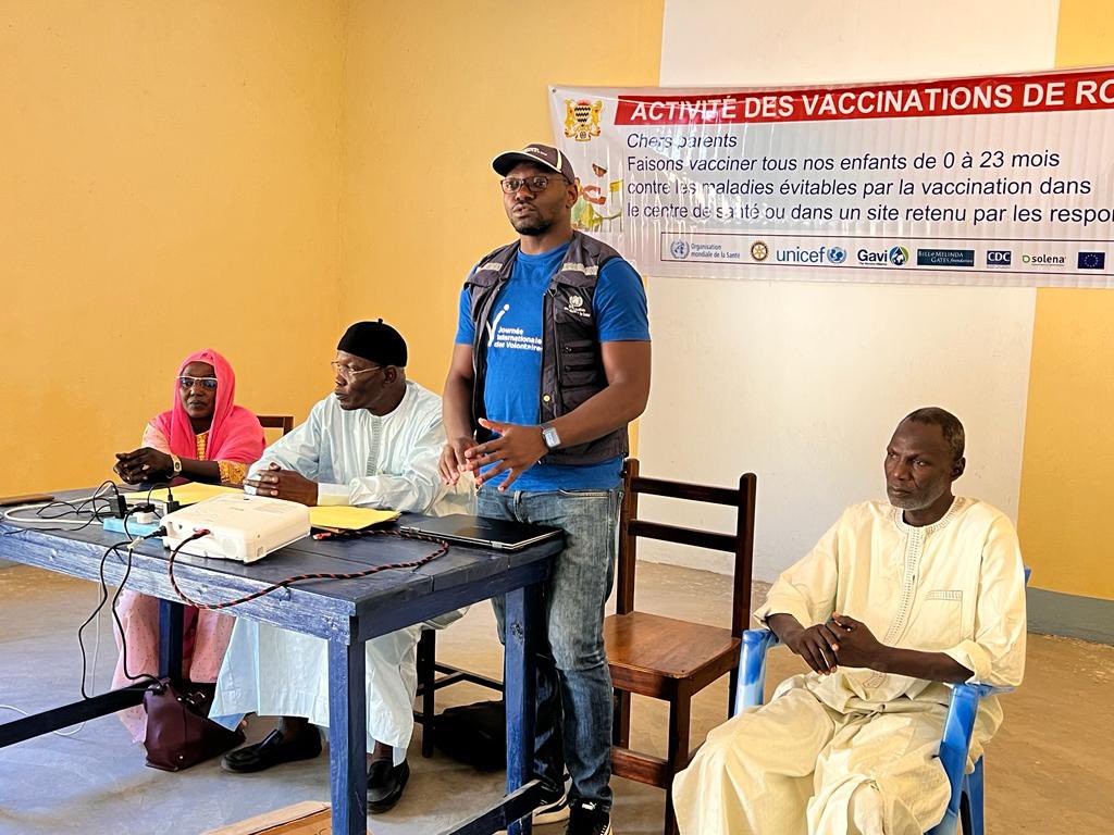 OmsTchad's tweet photo. 2 antigènes importants rentrent à présent dans la vaccination de routine au #Tchad.
Ce sont les doses de vaccins contre la poliomyélite #VPI2 et contre la Rougeole #VAR2.
Faisons vacciner tous les enfants de 0 à 23 mois !
Merci aux partenaires @gavi_fr - @RotaryFR - @UNICEFChad. https://t.co/SrHyH46swE