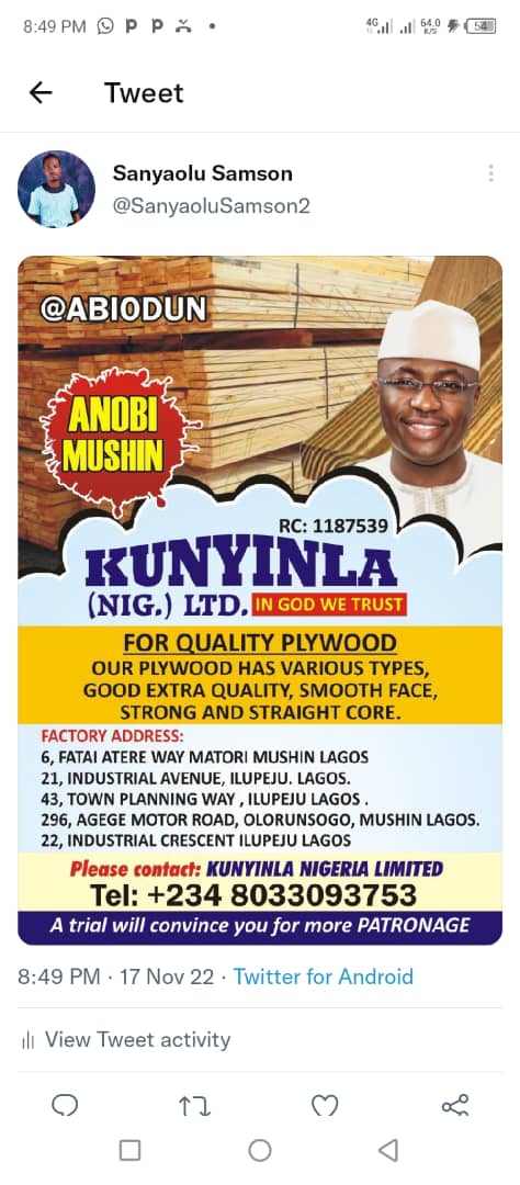 SidikatMorenik2's tweet photo. You’ve been trading with lies..

You deserve the truth!

The truth is #KUNYINLANIGLTD

Have a taste of luxury and extra quality and thank me forever 💯💯

#KUNYINLANIGLTD
#KUNYINLANIGLTD
#Jagaban
#HotelSmirnOff
#AishaBuhari
#Pregnant
#Doggy https://t.co/GNykxVyZ45