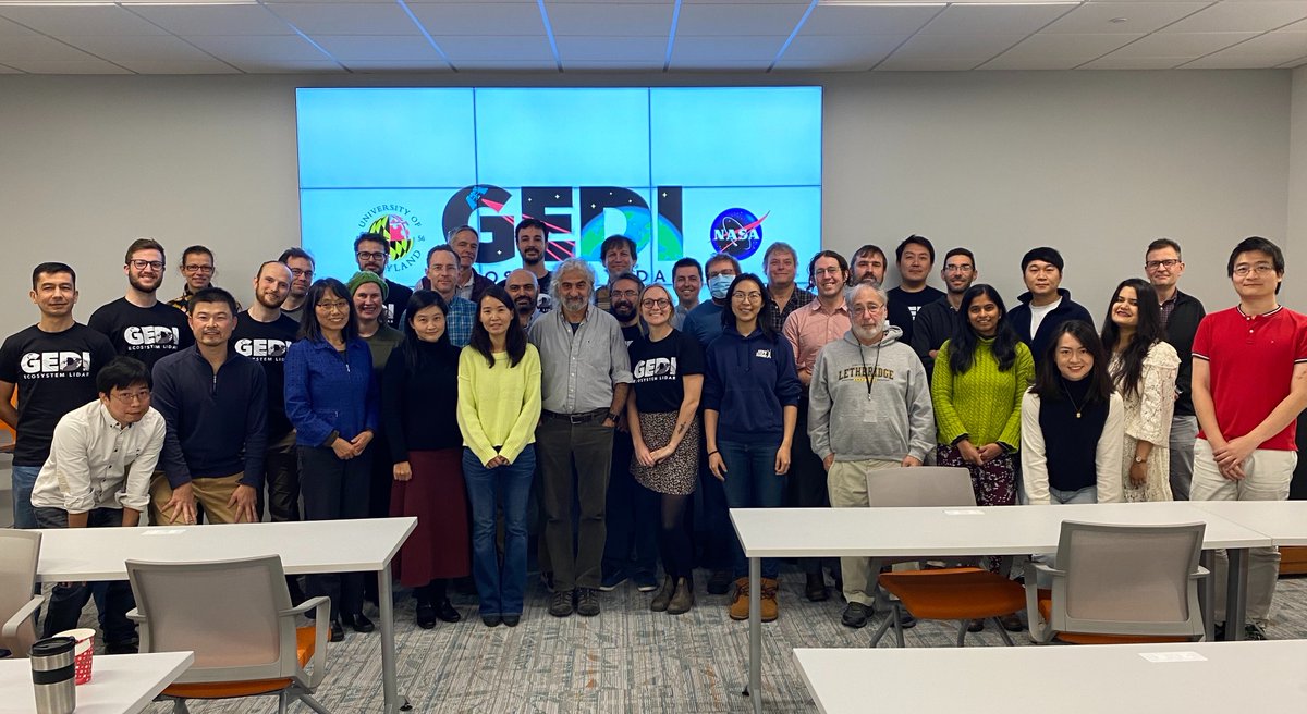 GEDI (@gedi_knights) on Twitter photo Wrapping up another great hybrid #GEDI Science Team meeting, with updates on mission status, data products, and applications from so many incredible folks! We discussed the fight to #SaveGEDI, stewarding data user needs, collaborative efforts, and more.
<a href="/bsosumd/">BSOS @ UMD</a> <a href="/umdgeography/">Department of Geographical Sciences</a> Wrapping up another great hybrid #GEDI Science Team meeting, with updates on mission status, data products, and applications from so many incredible folks! We discussed the fight to #SaveGEDI, stewarding data user needs, collaborative efforts, and more.
<a href="/bsosumd/">BSOS @ UMD</a> <a href="/umdgeography/">Department of Geographical Sciences</a>