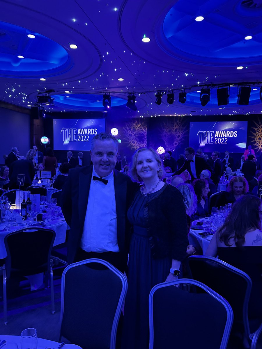 Delighted to be supporting <a href="/portsmouthuni/">University of Portsmouth</a>  at the #THEAwards <a href="/Veredus/">Veredus</a>
