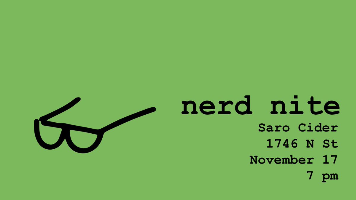 Tonight's the night, nerds! Join us at 7 pm at Saro Cider to have fun learning about zombie physiology and hear from returning nerd <a href="/rosso_taylor/">Taylor Rosso</a> who will talk about the many uses of iron!