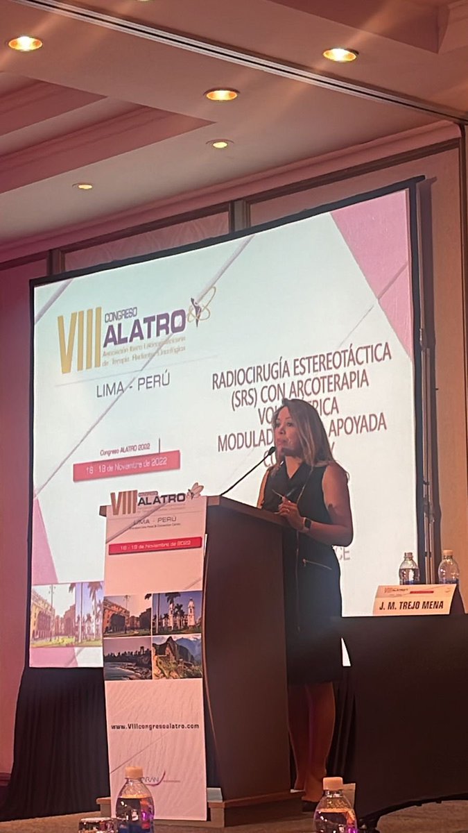 GoLigyta's tweet photo. A great honor for me to share our experience as pioneers in Radiosurgery in Bolivia and be part of this session alongside these radiotherapy personalities #ALATRO I feel so grateful 🙌🏾 https://t.co/at4c1SEZD0