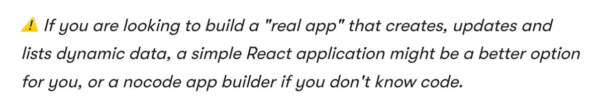 jilindberg's tweet photo. Some have asked what the inspiration for building https://t.co/wd8d8WoetQ was 🤔

While it mainly was a frustration with existing alternatives, I'd be lying if I didn't mention this warning in the @framer documentation. So, cheers for the motivation 🍻😂 https://t.co/ox9e7PgVwM