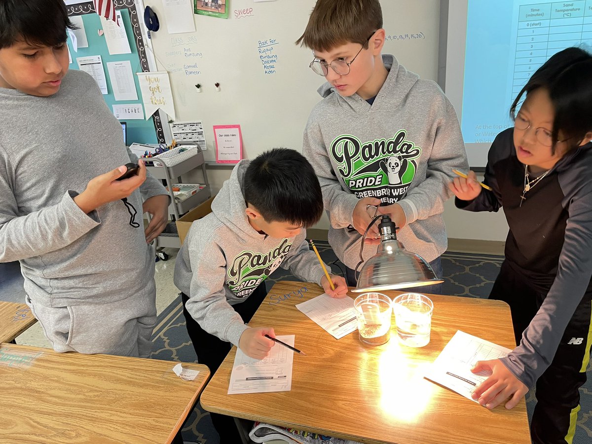 GbwTeam6's tweet photo. Students investigated the difference in weather and climate with a fun experiment! @GBW_ES https://t.co/cLn6yyQ0tL